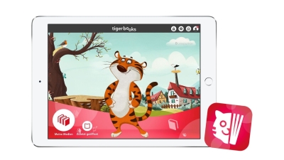 Da die digitalen Kinderbücher online und offline genutzt werden können, ist TigerBooks auch ideal für unterwegs. Bildquelle: Stadt Merzig