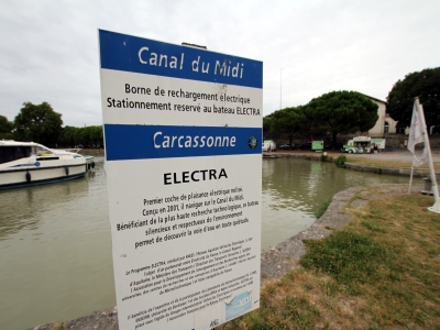 Hafen des des Canal du Midi in Carcassonne. Foto: hb