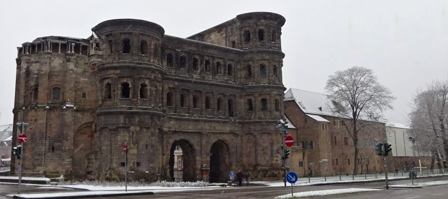 Porta Nigra im Winter. Foto: regio drei