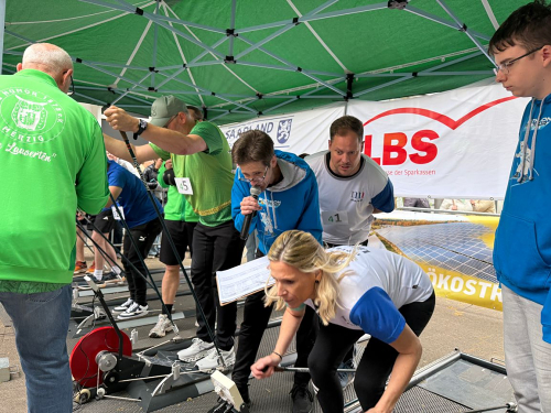 Die Kreisstadt Merzig richtet am Samstag, 11. April 2026, von 10:00 bis 17:00 Uhr erneut die Biathlon Tour vor dem Stadthaus aus. Bildquelle: Stadt Merzig, Sarah Klemm