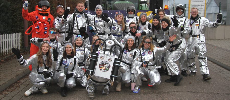 Schweben 2026 in närrische Galaxien: die Fastnachtfreunde Serrig. Foto r3/hb