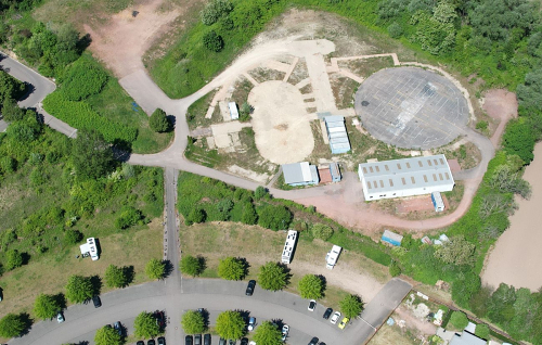 Die Stadtverwaltung schlägt den Bau eines Ferienparks auf dem Gelände des ehemaligen Zeltpalastes in Merzig vor. Bildquelle: Kreisstadt Merzig