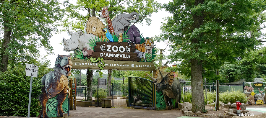 Eingang zum Zoo Amnéville. Foto: r3/hb